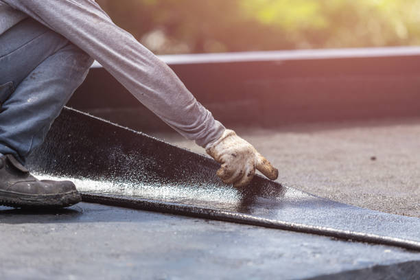 Professional Basement Waterproofing technician working in Dane, WI